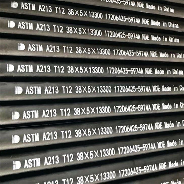 ASTM A213 T12 Alloy Steel Tube mingħajr saldatura