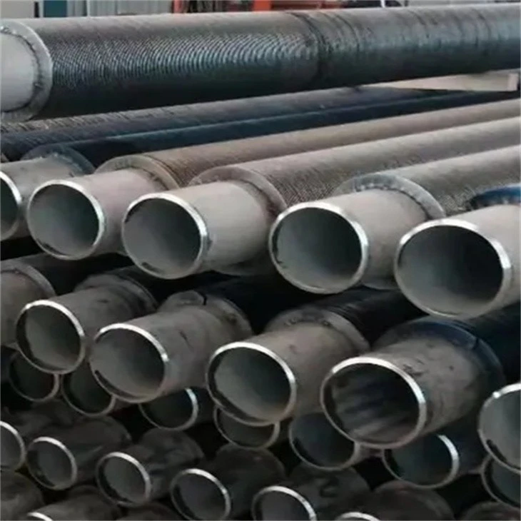 Tubo Con Aletas De Acero Extruido, Accesorio Con Aletas De Aluminio Para Intercambiador De Calor