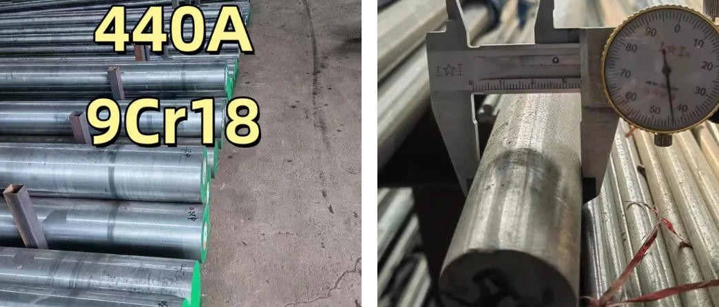 Barras redondas forjadas de acero inoxidable 440A, 440B, 440C Barras redondas forjadas de acero inoxidable 440A, 440B, 440C