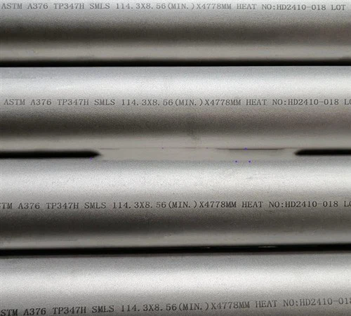 ASTM A376 TP347H Pajp tal-Azzar mingħajr saldatura għall-Impjanti tal-Enerġija